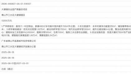 投资1.32亿！大塘六一村旧物业将盘活！新建龙舟+农业研学馆