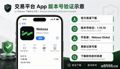 交易平台 App 版本号为什么重要？以 Websea 下载验证为例